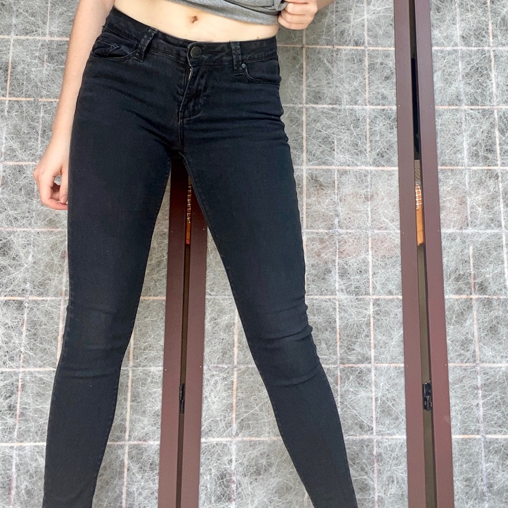 DENIM BLVD — Black Skinny Jeans